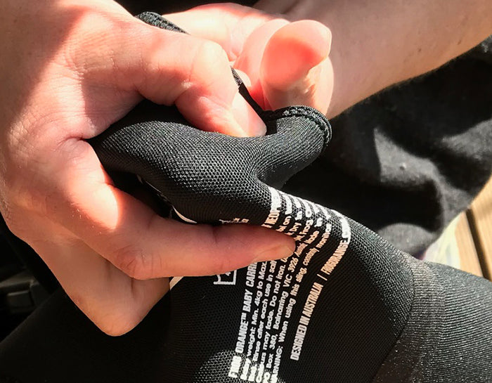 FROG ORANGE Australia's 1 AllSeasons Wetsuit Baby Carrier Frog Orange