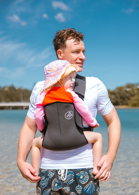 FROG ORANGE Australia's 1 AllSeasons Wetsuit Baby Carrier Frog Orange